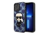 Mobile - Covers & Cases - Karl Lagerfeld KLHCP13XPMNIKBL iPhone 13 Pro Max 6.7" hardcase blue/blue Monogram Ikonik Patch - 3666339049515