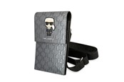 Väskor - Karl Lagerfeld Ikonik Karl Monogram Patch bag - silver - 3666339051822