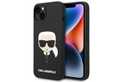 Mobile - Covers & Cases - Karl Lagerfeld Silicone Karl's Head MagSafe case for iPhone 14 Plus - black - 3666339078003