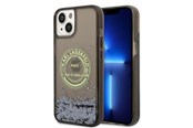Mobile - Covers & Cases - Karl Lagerfeld Liquid Glitter RSG case for iPhone 14 - black - 3666339086008
