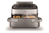 Andra köksapparater - Philips 5000 Series NA565 - double hot air fryer - silver/black - NA565/02