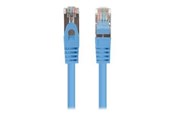Nätverkskabel - Lanberg patch cable - 25 cm - blue (RAL 5012) - Blå - PCF6-20CC-0025-B