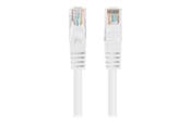 Nätverkskabel - Lanberg patch cable - 25 cm - white - Vit - PCU6-20CC-0025-W