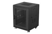 Rack chassis - Lanberg FF01 series - rack - 600 x 600 flat pack with mesh door - 15U - FF01-6615-23B