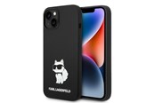 Mobile - Covers & Cases - Karl Lagerfeld Silicone Choupette case for iPhone 14 Plus - black - 3666339086732