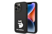 Mobile - Covers & Cases - Karl Lagerfeld Silicone Choupette case for iPhone 14 Pro Max - black - 3666339086756