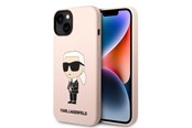 Mobile - Covers & Cases - Karl Lagerfeld KLHMP14MSNIKBCP iPhone 14 Plus 6.7" hardcase pink/pink Silicone Ikonik Magsafe - 3666339087654