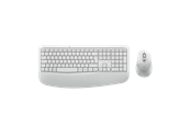 Tangentbord - Logitech Signature Comfort Plus Combo MK880 (Off-White) - Tastatur & Mus set - Tysk - Vit - 920-014025