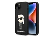 Mobile - Covers & Cases - Karl Lagerfeld KLHMP14MSNIKBCK iPhone 14 Plus 6.7" hardcase black/black Silicone Ikonik Magsafe - 3666339087692
