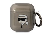 Andra mobiltillbehör - Karl Lagerfeld KLA2HNIKTCK AirPods 1/2 cover black/black Karl`s Head - 3666339088019