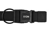 Hundar - 51 Degrees North 51 - Wanderful - Collar - Nylon - Flat - Black -26 - 51AWFCL5303