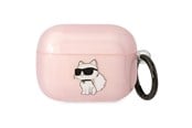 Andra mobiltillbehör - Karl Lagerfeld KLAPHNCHTCP Airpods Pro cover pink/pink Ikonik Choupette - 3666339088088