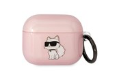 Andra mobiltillbehör - Karl Lagerfeld KLA3HNCHTCP Airpods 3 cover pink/pink Ikonik Choupette - 3666339088095