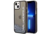 Mobile - Covers & Cases - Karl Lagerfeld Liquid Glitter Elong case for iPhone 14 Plus - black - 3666339091552