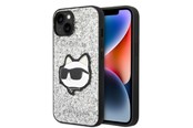 Mobile - Covers & Cases - Karl Lagerfeld KLHCP14MG2CPS iPhone 14 Plus 6.7" silver/silver hardcase Glitter Choupette Patch - 3666339099442