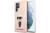 Mobile - Covers & Cases - Karl Lagerfeld KLHCS23LSNIKBCP Sam S23 S918 Ultra hardcase pink/pink Silicone Ikonik - 3666339117634