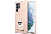Mobile - Covers & Cases - Karl Lagerfeld KLHCS23LSNCHBCP S23 Ultra S918 hardcase pink/pink Silicone Choupette - 3666339117696