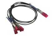 Nätverkskabel - Dell 100GbE Direct Attach - breakout cable - 3 m - Svart - 470-ABQB