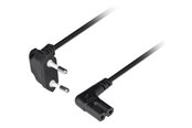 Strömkabel (intern) - Lanberg - power cable - Europlug to power IEC 60320 C7 - 1.8 m - CA-C7CA-12CC-0018-BK
