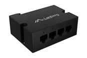 Switch - Lanberg - switch - 1XIN 3XOUT - 4 ports - unmanaged - DIN-FE4-AT-30W