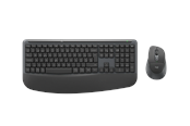 Tangentbord - Logitech Signature Comfort Plus Combo MK880 for Business (Graphite) - Tastatur & Mus set - Schweizisk - Grå - 920-014049