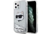 Mobile - Covers & Cases - Karl Lagerfeld KLHCP12MLNHCCS iPhone 12/ 12 Pro 6.1" silver/silver hardcase Glitter Choupette Head - 3666339119058