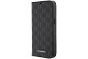 Mobile - Covers & Cases - Karl Lagerfeld KLBKP14LSAKLHPK iPhone 14 Pro 6.1" bookcase black/black Saffiano Monogram - 3666339122966