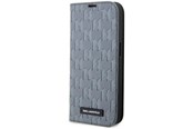 Mobile - Covers & Cases - Karl Lagerfeld KLBKP14LSAKLHPG iPhone 14 Pro 6.1" bookcase silver/silver Saffiano Monogram - 3666339123000