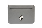 Väskor - Karl Lagerfeld Saffiano Karl&Choupette case for a 14" laptop - silver - 3666339126650
