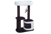 Katter - NAYECO Cat Scratcher DORET 50 x 40 x 90 cm CHOCOLATE Crea - 8427458008860
