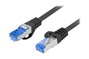 Nätverkskabel - Lanberg patch cable - 5 m - black RAL 9004 - Svart - PCF6A-10CC-0500-BK