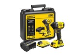 Skruv/Borrmaskine - Stanley Fatmax SFMCF820D2K impact driver - cordless - 3-speed - 2 batteries included charger - SFMCF820D2K-QW