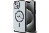 Mobile - Covers & Cases - Karl Lagerfeld KLHMP15MHKHNOTK iPhone 15 Plus 6.7" transparent hardcase IML Karl`s Head MagSafe - 3666339161927