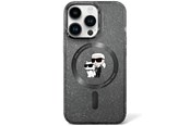 Mobile - Covers & Cases - Karl Lagerfeld KLHMN61HGKCNOK iPhone 11 / Xr 6.1" black/black hardcase Karl&Choupette Glitter MagSafe - 3666339162559