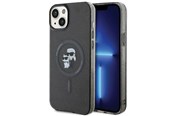 Mobile - Covers & Cases - Karl Lagerfeld Karl&Choupette Glitter MagSafe case for iPhone 15 Plus - black - 3666339162641