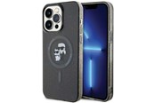 Mobile - Covers & Cases - Karl Lagerfeld Karl&Choupette Glitter MagSafe case for iPhone 15 Pro Max - black - 3666339162665