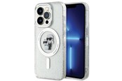 Mobile - Covers & Cases - Karl Lagerfeld Karl&Choupette Glitter MagSafe case for iPhone 15 Pro - transparent - 3666339162771