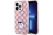 Mobile - Covers & Cases - Karl Lagerfeld Monogram Choupette case for iPhone 15 Pro Max - pink - 3666339163747