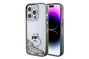 Mobile - Covers & Cases - Karl Lagerfeld Liquid Glitter Choupette case for iPhone 15 Pro Max - transparent - 3666339164225