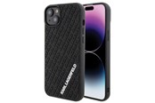 Mobile - Covers & Cases - Karl Lagerfeld 3D Rubber Multi Logo case for iPhone 15 Plus - black - 3666339164324