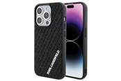 Mobile - Covers & Cases - Karl Lagerfeld 3D Rubber Multi Logo case for iPhone 15 Pro - black - 3666339164331
