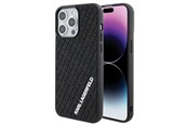 Mobile - Covers & Cases - Karl Lagerfeld 3D Rubber Multi Logo case for iPhone 15 Pro Max - black - 3666339164348