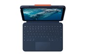 Tangentbord - Logitech Rugged Combo 4c - keyboard and folio case full size - QWERTY - Danish/Norwegian/Swedish/Finnish - classic blue Input Device - Tastatur & Folio set - Dansk/Norsk/Svensk/Finsk - Blå - 920-014175