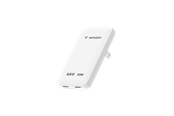 Mobile - Adapters & Chargers - Verbatim Essentials Slim GaN Wall Charger 65W - White - 30281