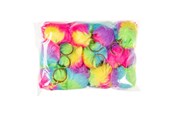 Leksaker - LG-Imports Fluffy Keychain Rainbow Ball 12 pcs. - 9848
