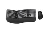 Tangentbord - Conceptronic ORAZIO02US ERGO - Tastatur & Mus set - Universal - Svart *DEMO* - ORAZIO02US