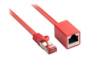 Nätverkskabel - Alcasa electronik Good Connections RNS patch extension cable - 50 cm - red - Röd - 8063VR-005R
