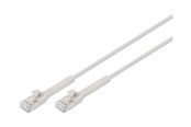 Nätverkskabel - DIGITUS patch cable - 30 cm - grey - Grå - DK-1632-A-003B-10