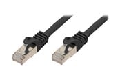 Nätverkskabel - SCONN Shiverpeaks BASIC-S patch cable - 15 m - black - Svart - BS75525-S