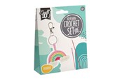 Kreativa spel - Creative Craft Group Crochet Kit Rainbow Keychain - incl. Needle and Thread - CR1718/GE
